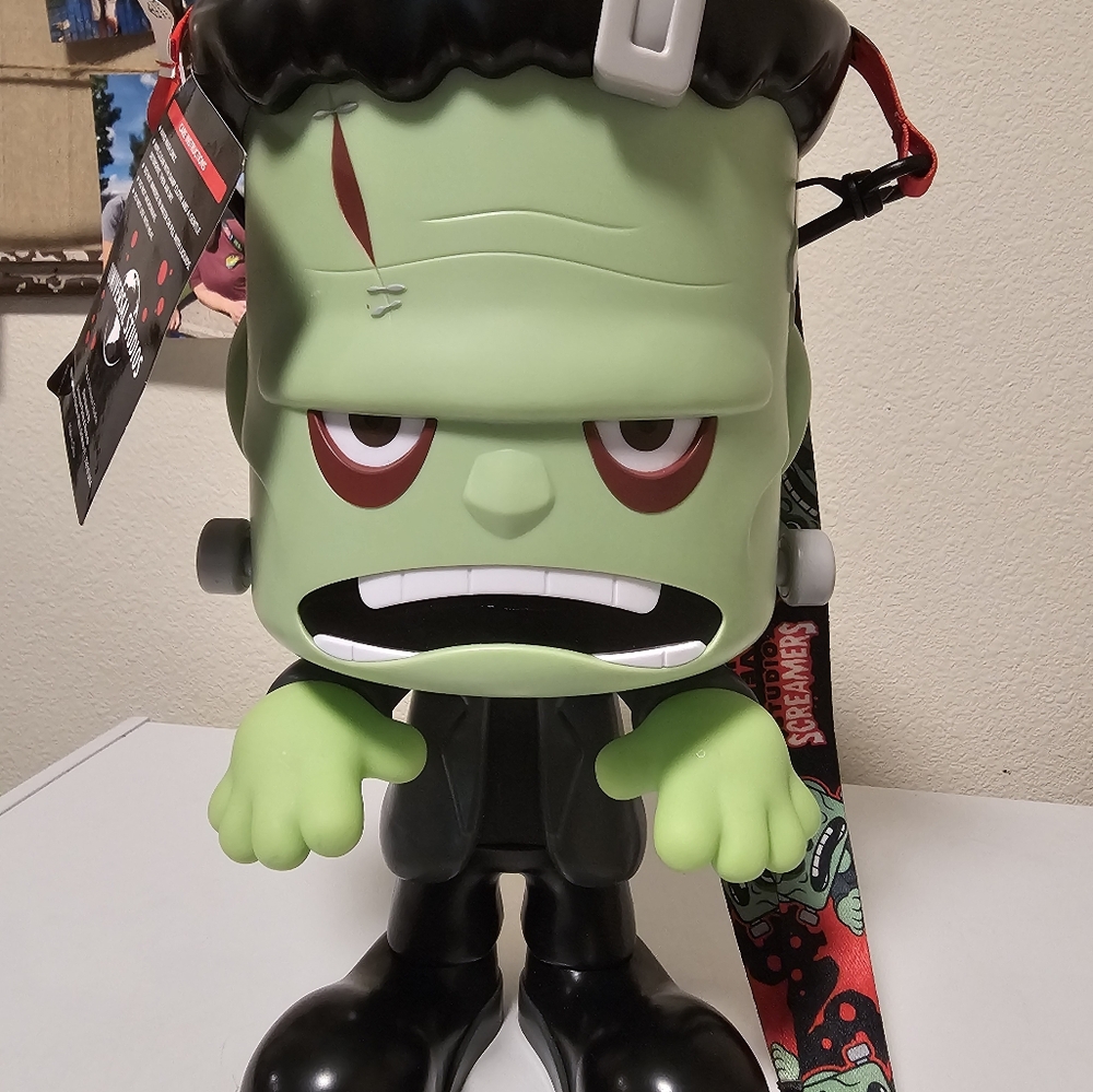 Universal Studios Frankenstein popcorn bucket